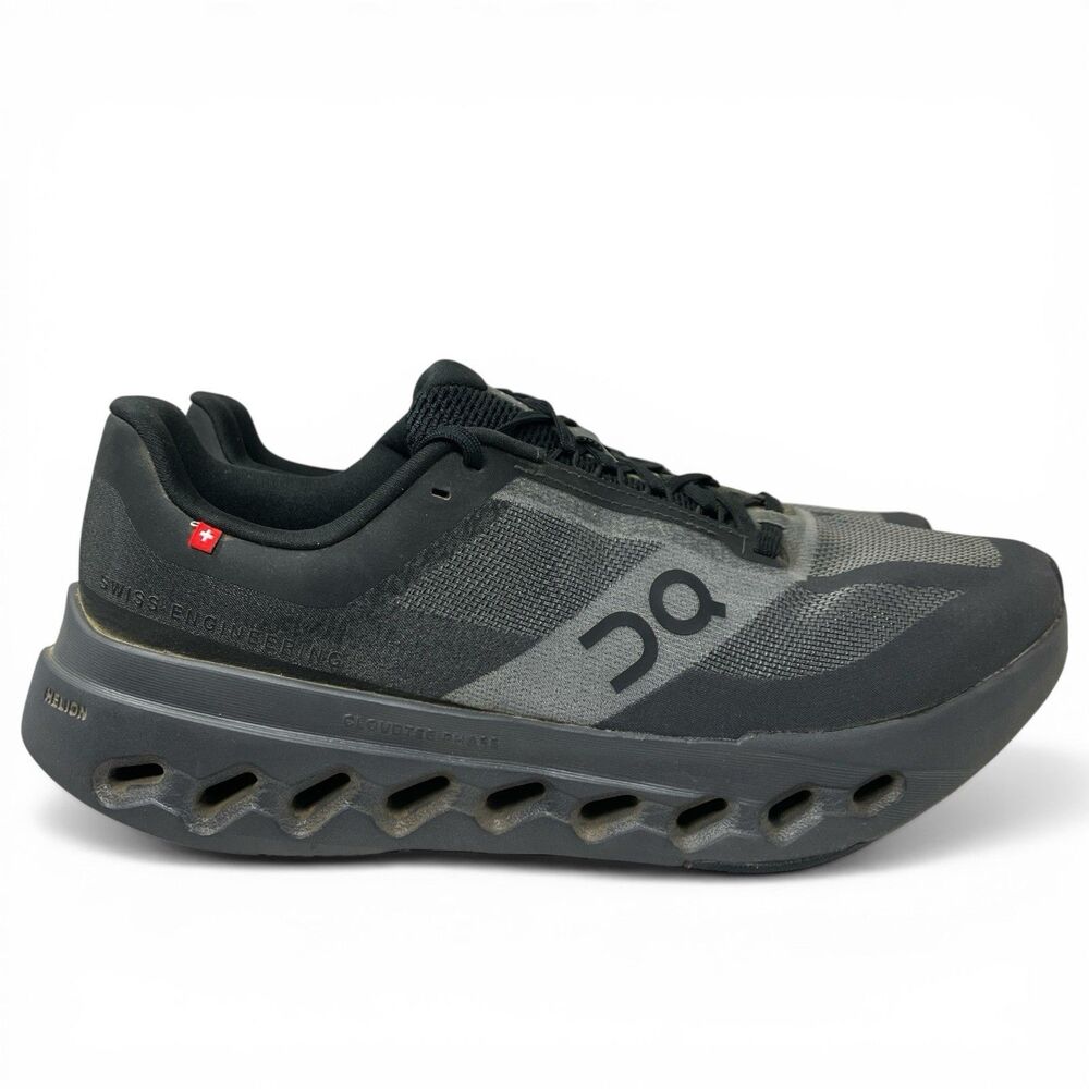On Cloud Sneakers Womens 10 Black Eclipse Running Sporty Cloudsurfer 3WE30050106
